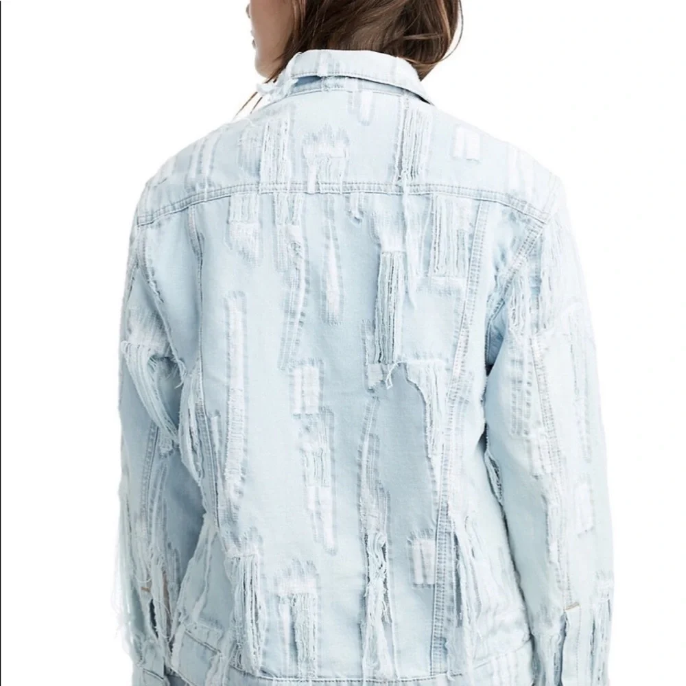 True Religion | Distress Denim Jacket - Picture 6 of 8